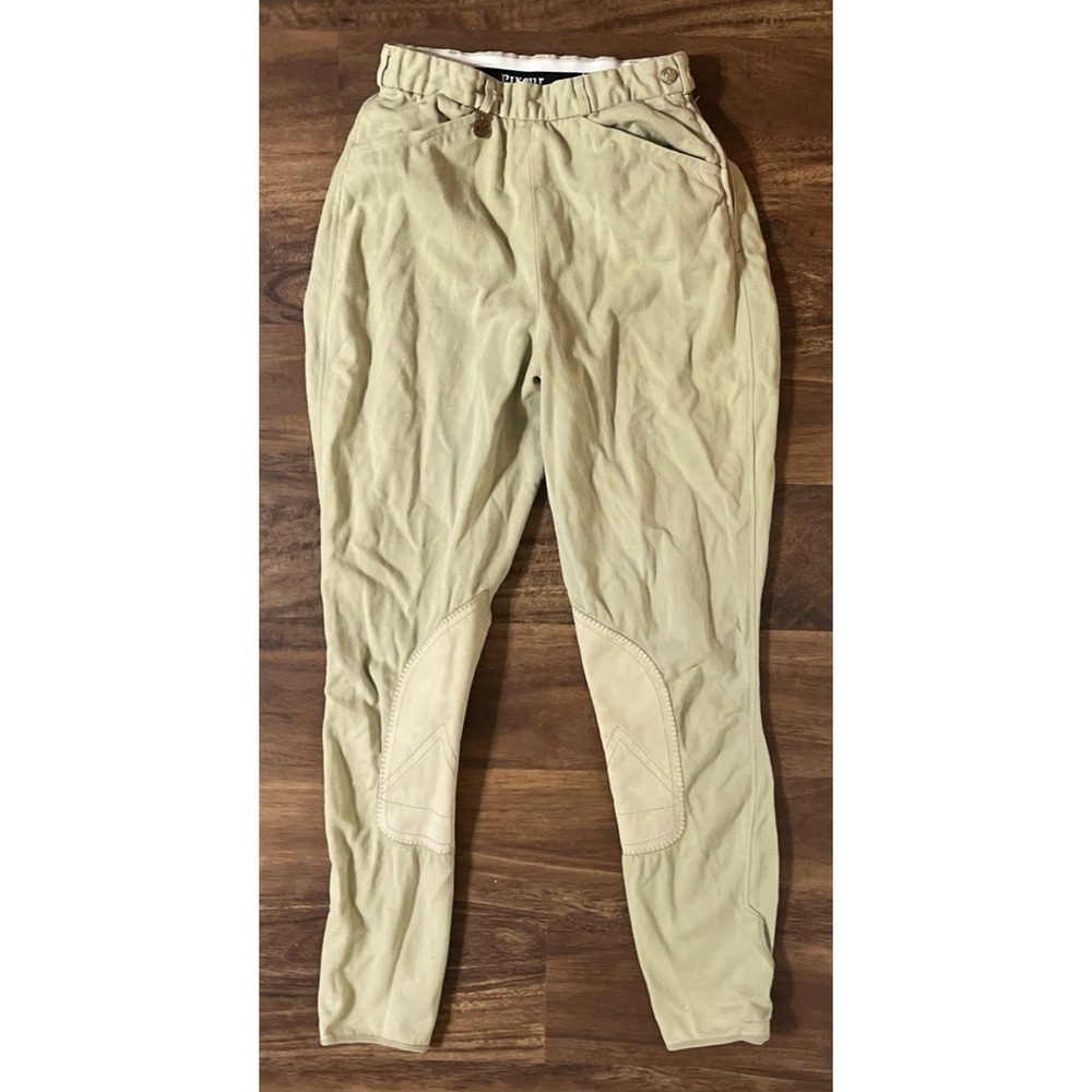 Pikeur Rhodia Knee Patch Breeches Tan US Size 28 Horse Riding Pants